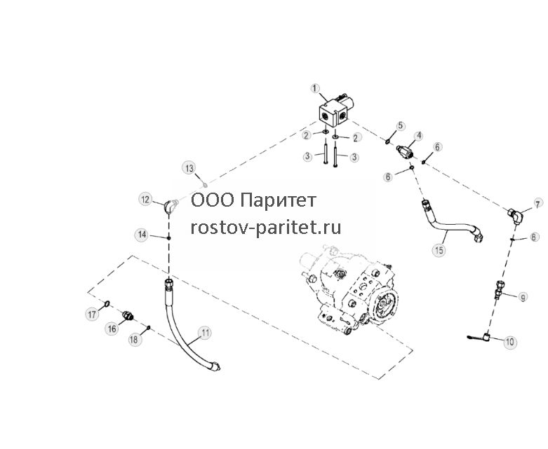 Шланги и фитинги откл. холодного запуска ( - 667937) - ST3659 524.jpg